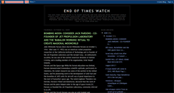 Desktop Screenshot of endoftimewatch.blogspot.com