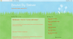 Desktop Screenshot of boundbybabies.blogspot.com