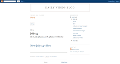 Desktop Screenshot of dailyvideopiaticks.blogspot.com