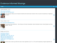 Tablet Screenshot of evidence-informed-musings.blogspot.com