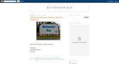 Desktop Screenshot of bluewaterbay.blogspot.com