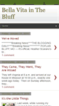 Mobile Screenshot of bellavitainthebluff.blogspot.com