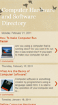 Mobile Screenshot of computer-hardware-software-directory.blogspot.com