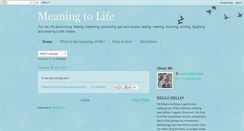 Desktop Screenshot of carina-meaningtolife.blogspot.com