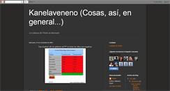 Desktop Screenshot of kanelaveneno.blogspot.com