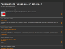 Tablet Screenshot of kanelaveneno.blogspot.com