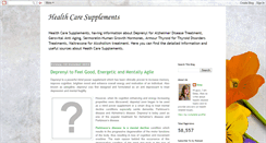 Desktop Screenshot of health-care-supplements.blogspot.com