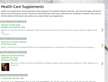 Tablet Screenshot of health-care-supplements.blogspot.com