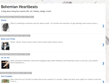 Tablet Screenshot of bohemianheartbeats.blogspot.com