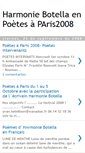 Mobile Screenshot of harmonieypoetesaparis2008.blogspot.com