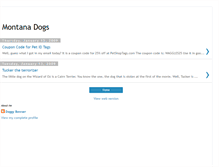Tablet Screenshot of montanadogs.blogspot.com
