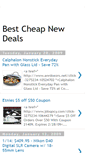 Mobile Screenshot of bestcheapnewdeals.blogspot.com