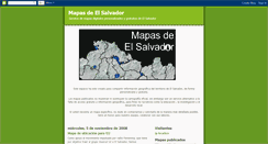 Desktop Screenshot of mapaselsalvador.blogspot.com