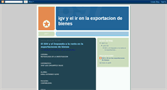 Desktop Screenshot of elivgyelirenlaexportaciondebienes.blogspot.com