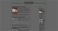 Desktop Screenshot of bestbodypaintingarts.blogspot.com