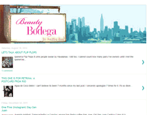 Tablet Screenshot of beautybodega.blogspot.com