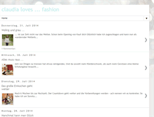 Tablet Screenshot of claudialovesfashion.blogspot.com