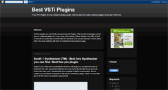 Desktop Screenshot of bestvstiplugins.blogspot.com