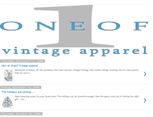 Tablet Screenshot of oneofvintageapparel.blogspot.com