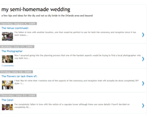 Tablet Screenshot of mysemihomemadewedding.blogspot.com