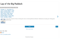 Tablet Screenshot of lapofthebigpaddock.blogspot.com