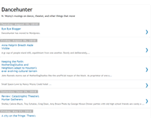 Tablet Screenshot of dancehunter.blogspot.com