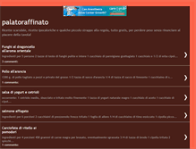 Tablet Screenshot of palatoraffinato.blogspot.com