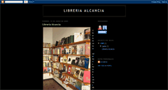 Desktop Screenshot of libreriaalcancia.blogspot.com