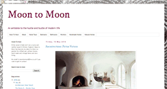 Desktop Screenshot of frommoontomoon.blogspot.com