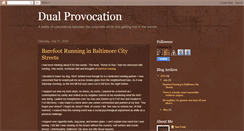 Desktop Screenshot of dualprovocation.blogspot.com