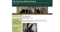 Desktop Screenshot of msuhyenas.blogspot.com