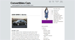 Desktop Screenshot of convertiblescars.blogspot.com