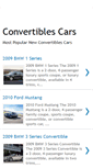 Mobile Screenshot of convertiblescars.blogspot.com