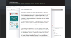 Desktop Screenshot of essay-writing-us.blogspot.com