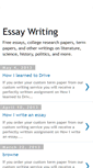 Mobile Screenshot of essay-writing-us.blogspot.com