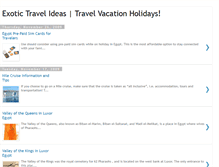 Tablet Screenshot of exotictravelideas.blogspot.com