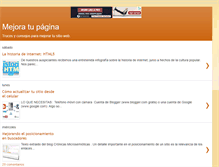 Tablet Screenshot of mejoratupagina.blogspot.com