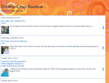 Tablet Screenshot of childhoodwayboutique.blogspot.com