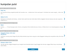 Tablet Screenshot of kumpulanpuisi88.blogspot.com