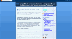 Desktop Screenshot of missionariadoavivamentoaliancacomdeus.blogspot.com