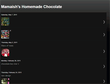 Tablet Screenshot of mamaishchocolate.blogspot.com