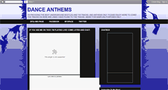 Desktop Screenshot of danceanthems.blogspot.com