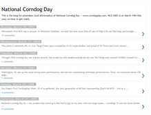 Tablet Screenshot of corndogday.blogspot.com