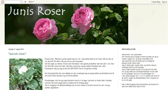 Desktop Screenshot of junisroseblogg.blogspot.com