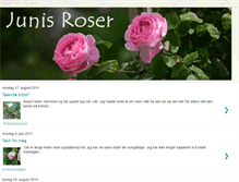 Tablet Screenshot of junisroseblogg.blogspot.com