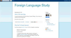 Desktop Screenshot of foreignlanguagestudyoptions.blogspot.com