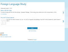 Tablet Screenshot of foreignlanguagestudyoptions.blogspot.com