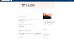 Desktop Screenshot of olive-route.blogspot.com