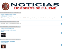 Tablet Screenshot of bomberosdecajeme.blogspot.com