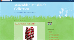 Desktop Screenshot of mawaddah-muslimah-tshirt.blogspot.com